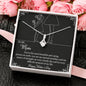 MOTHER DAY, Mother's Day Necklace, Message Card Mom, Love Knot Necklace