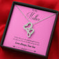 BIRTHDAY MOM NECKLACE To A Beautiful Mom, To My Mother, Gift Mother, Jewelry Gift, Women's Gift