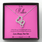 BIRTHDAY MOM NECKLACE To A Beautiful Mom, To My Mother, Gift Mother, Jewelry Gift, Women's Gift