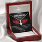 To My Riding Partner, Harley Lovers, Alluring Beauty, Message Card Necklace