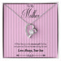 BIRTHDAY MOM Necklace, To A Beautiful Mom, To My Mother, Gift Mother