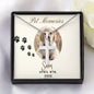 Pet Memories Necklace, Pet Memorial, Pet Name Card Jewelry, Love Pet, Pet Lovers, Remembrance of Pet, Pet Jewelry Box Gift, Personalized Box