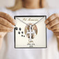 Pet Memories Necklace, Pet Memorial, Pet Name Card Jewelry, Love Pet, Pet Lovers, Remembrance of Pet, Pet Jewelry Box Gift, Personalized Box