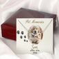 Pet Memories Necklace, Pet Memorial, Pet Name Card Jewelry, Love Pet, Pet Lovers, Remembrance of Pet, Pet Jewelry Box Gift, Personalized Box
