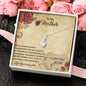 BIRTHDAY MOM Necklace, Message Card Mom, Alluring Beauty Necklace