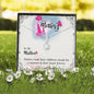 BIRTHDAY MOM Necklace, Message Card Mom, Alluring Beauty Necklace
