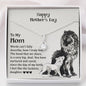 MOTHER DAY, Mother's Day Necklace, Message Card Mom, Alluring Beauty Necklace