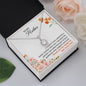 MOTHER DAY, Mother's Day Necklace, Message Card Mom, Eternal Hope Necklace