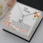 MOTHER DAY, Mother's Day Necklace, Message Card Mom, Eternal Hope Necklace