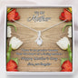 MOTHER DAY, Mother's Day Necklace, Message Card Mom, Alluring Beauty Necklace