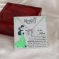 MOTHER DAY, Mother's Day Necklace, Message Card Mom, Lucky Necklace