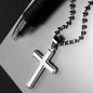 Happy Father's Day Necklace Cross, Dad Gift from Son, Message Card Necklace