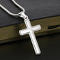Happy Father's Day Necklace Cross, Dad Gift from Son and Daughter