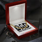 FATHER'S DAY Necklace, DAD Gift, Happy Father's Day To My Dad, Cuban Link Chain, Gift for Dad