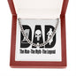 FATHER'S DAY Necklace, DAD Gift, Happy Father's Day To My Dad, Cuban Link Chain, Gift for Dad