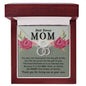 Best Bonus Mom Necklace, Perfect Pair Cubic Zirconia Necklace, For Mom's Birthday