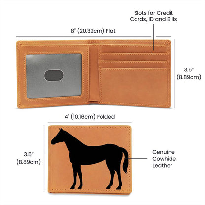 Western Horse Wallet