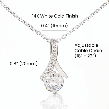To My Riding Partner, Harley Lovers, Alluring Beauty, Message Card Necklace