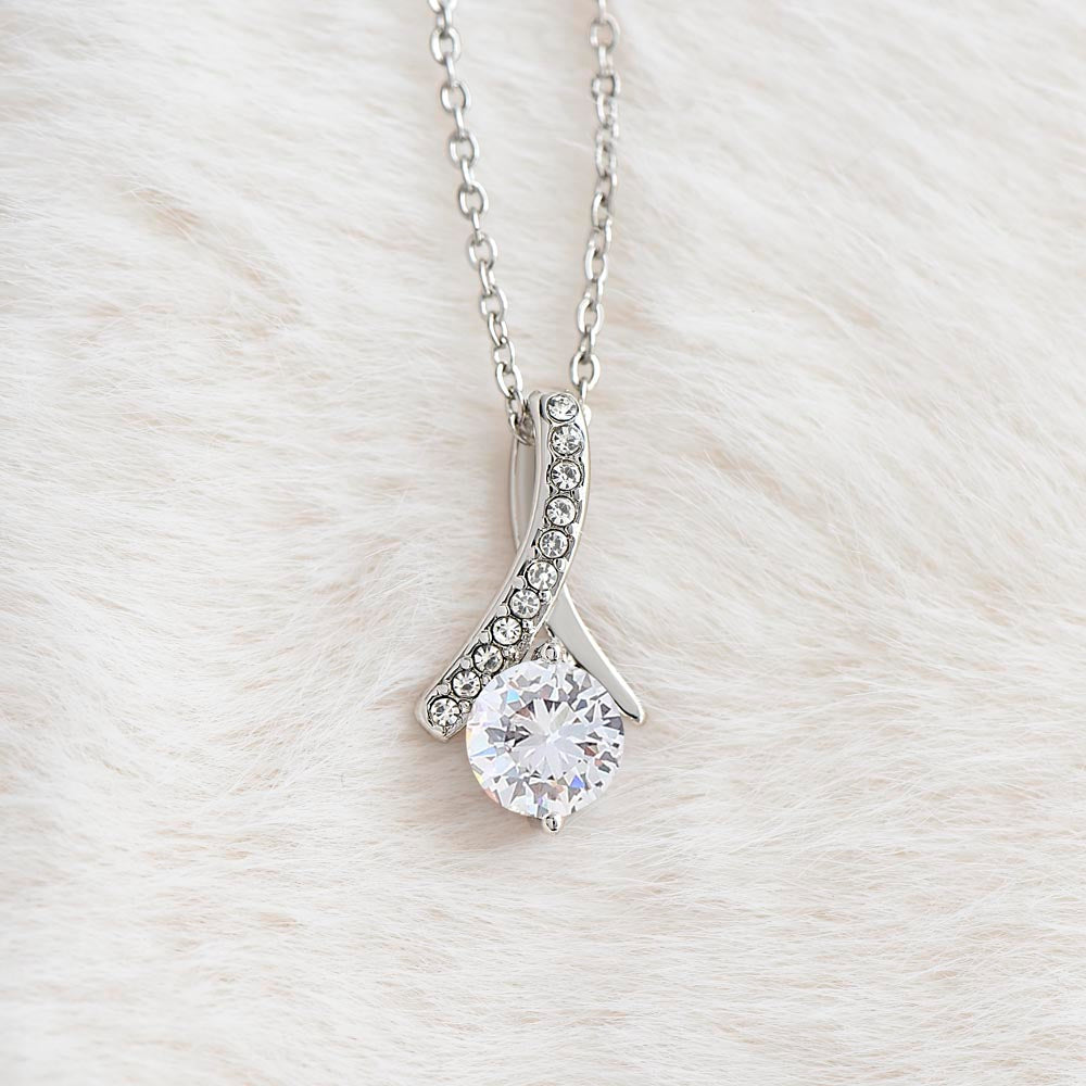 To My Riding Partner, Harley Lovers, Alluring Beauty, Message Card Necklace