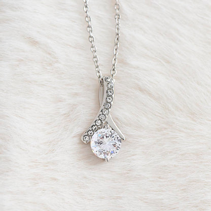 To My Riding Partner, Harley Lovers, Alluring Beauty, Message Card Necklace