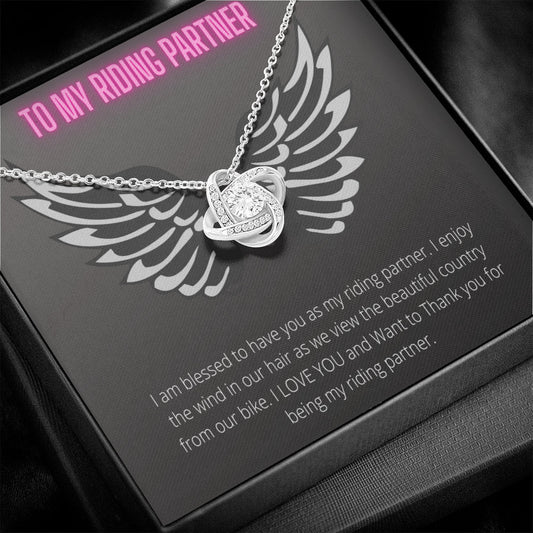 Happy Birthday Wife, Riding Partner, Anniversary Necklace, Love Gift