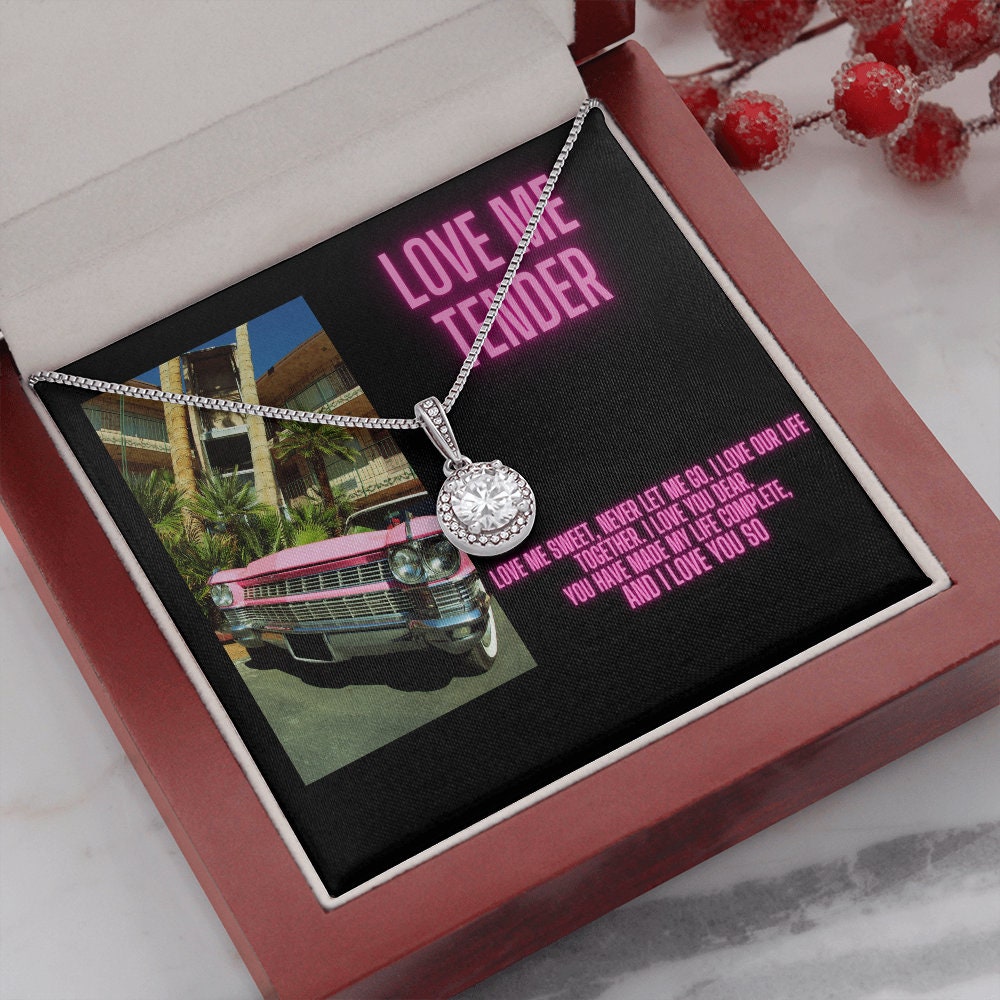 Elvis Presley Necklace Charm, Love Me Tender, Elvis Inspiration, Elvis Fans, Pink Cadillac Gift