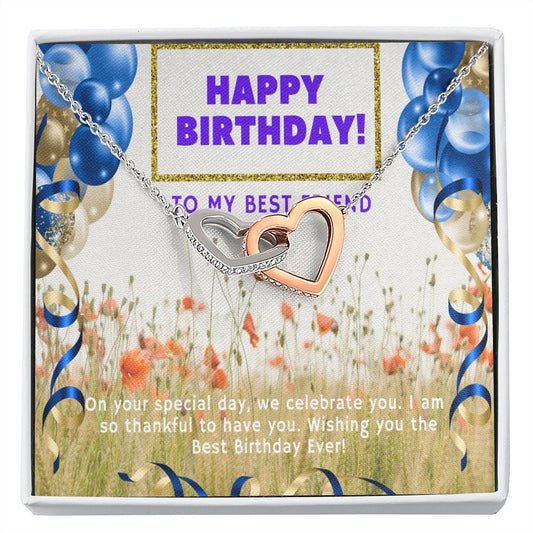 BEST FRIEND Necklace Gift for Birthday, Best Friend Gifts for Women, Teen Girls, Handmade Jewelry