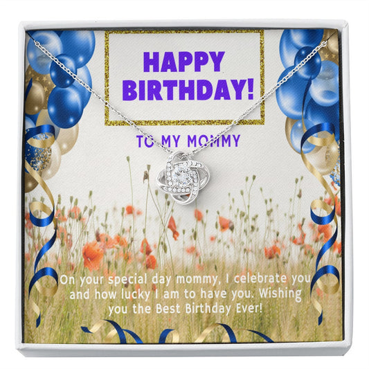 MOMMY Necklace Gift for Birthday, Happy Birthday Mom, Best Mom Gifts for Women