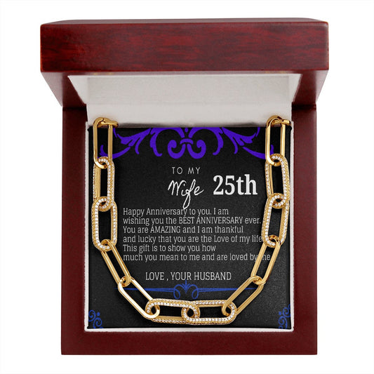 25th Year Anniversary Gift for Wife