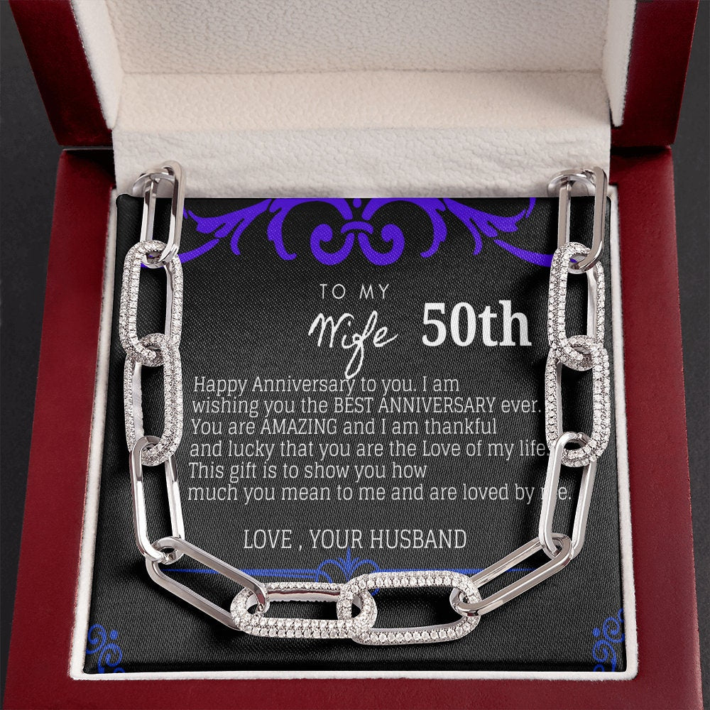 50th Year Anniversary Gift for Wife, Steel Anniversary Gifts for Wife