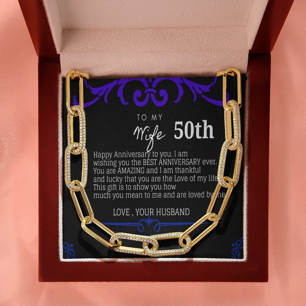 50th Year Anniversary Gift for Wife, Steel Anniversary Gifts for Wife