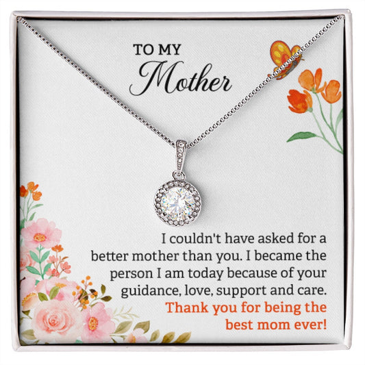 MOTHER DAY, Mother's Day Necklace, Message Card Mom, Eternal Hope Necklace