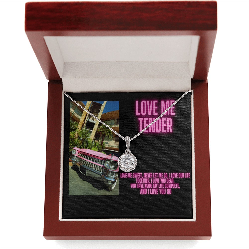 Elvis Presley Necklace Charm, Love Me Tender, Elvis Inspiration, Elvis Fans, Pink Cadillac Gift