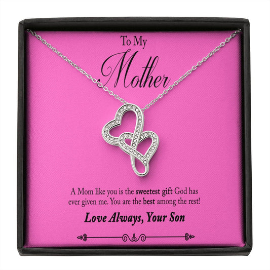 BIRTHDAY MOM NECKLACE To A Beautiful Mom, To My Mother, Gift Mother, Jewelry Gift, Women's Gift