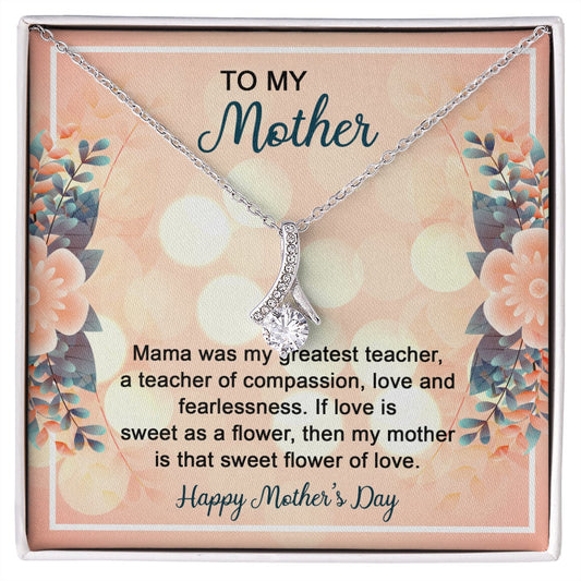 MOTHER DAY, Mother's Day Necklace, Message Card Mom, To My Mother