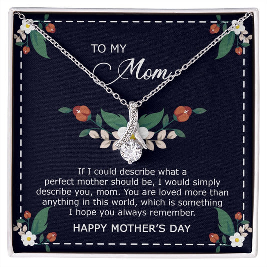MOTHER DAY, Mother's Day Necklace, Message Card Mom, Women's Gift